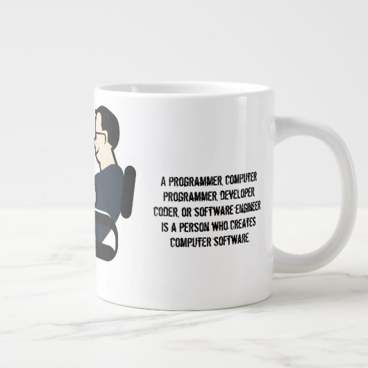 Jumbo-Mok voor computerprogramma's Grote Koffiekop (Rechts)