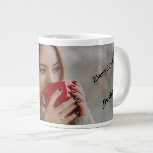 Jumbo-mok voor elke dag grote koffiekop
