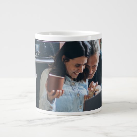 Jumbo-mok voor elke dag grote koffiekop (Voorkant)