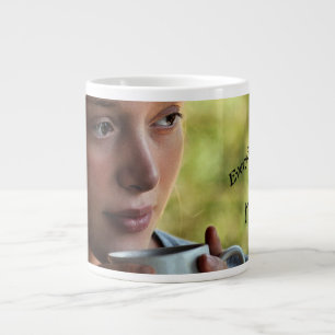 Jumbo-mok voor elke dag grote koffiekop