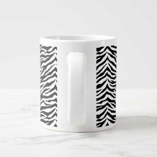 Jumbo Mok-Zebra Print Reuzenkoffie Mok (Achterkant)