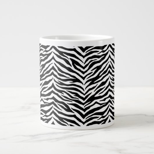 Jumbo Mok-Zebra Print Reuzenkoffie Mok (Voorkant)