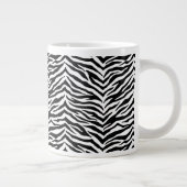 Jumbo Mok-Zebra Print Reuzenkoffie Mok (Rechts)