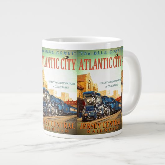 Jumbo-Mokken met de blauwe komeet Grote Koffiekop (Voorkant rechts)