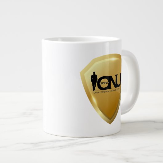 Jumbo-Mokken voor Safe-IonU Agent Shield-missie Grote Koffiekop (Voorkant rechts)