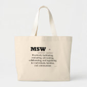 Jumbo MSW-Tas Grote Tote Bag (Voorkant)