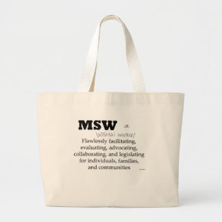 Jumbo MSW-Tas Grote Tote Bag