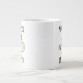 Jumbo Mug - More Espresso. Less Depresso. Grote Koffiekop (Voorkant)