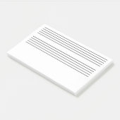Jumbo Muzieknoten Post-it® Notes (Schuin)