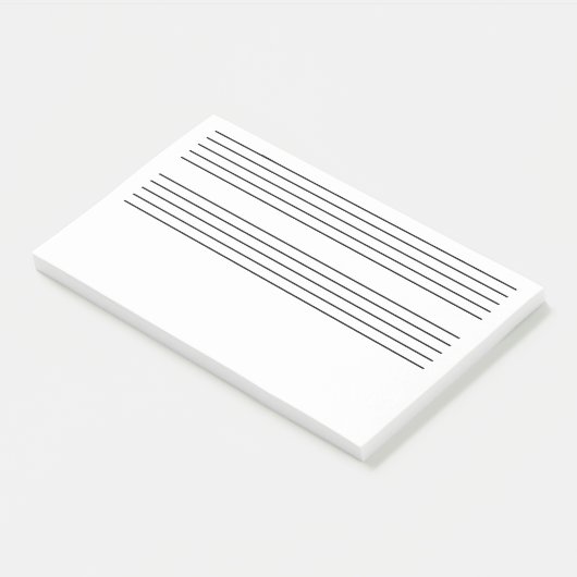 Jumbo Muzieknoten Post-it® Notes (Schuin)