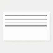Jumbo Muzieknoten Post-it® Notes (Voorkant)