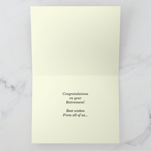 JUMBO Pensioen Gefeliciteerd gepersonaliseerd Kaart (Binnen)