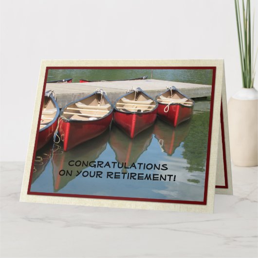 JUMBO Pensioen Gefeliciteerd met alles, kano's Kaart (Voorkant)