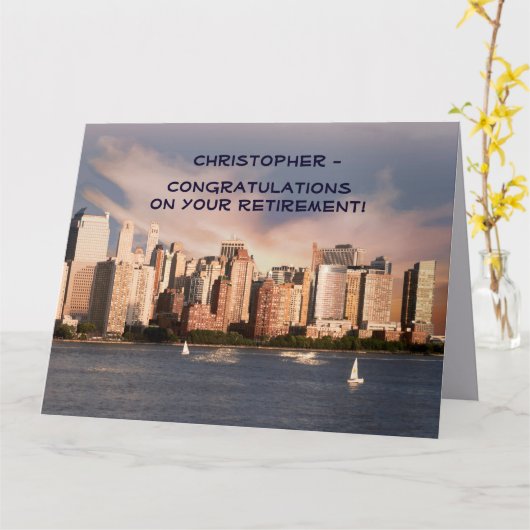 Jumbo Pensioen Gefeliciteerd van All Skyline Kaart (Gele Bloem)