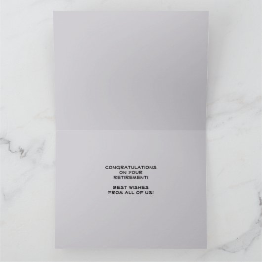 Jumbo Pensioen Gefeliciteerd van All Skyline Kaart (Binnen)