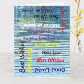 JUMBO Pensioen Gefeliciteerd van Alle Abstract Kaart (Gele Bloem)