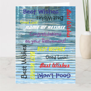 JUMBO Pensioen Gefeliciteerd van Alle Abstract Kaart