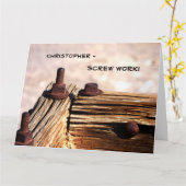 JUMBO Pensioen, Schroefwerk, Van Ons Allemaal Grap Kaart (Gele Bloem)