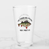 Jumbo Perch Vist sport Hobby Mannen Glas (Voorkant)