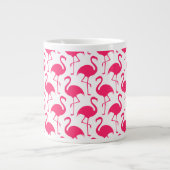 Jumbo Pink Flamingo Grote Koffiekop (Voorkant)