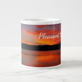 Jumbo Pleasant Lake Sunset Photo Mok (Voorkant)