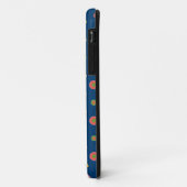 Jumbo Polka Dots Navy Blue iPhone 5/5s Xtreme Hoes (Achterkant/links)