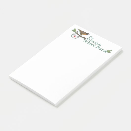 Jumbo Post-it, de zorgloze schoolverpleegster Post-it® Notes (Schuin)