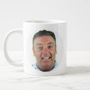 Jumbo Reuzen Fotobeker 20oz, Ronde Frame Custom Be Grote Koffiekop