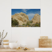 Jumbo Rocks in Joshua Tree National Park Poster (Keuken)