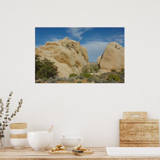Jumbo Rocks in Joshua Tree National Park Poster (Keuken)