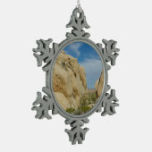 Jumbo Rocks in Joshua Tree National Park Tin Sneeuwvlok Ornament (Links)