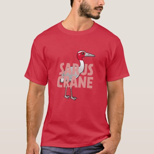 Jumbo Sarus Crane T-shirt (Voorkant)
