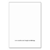 Jumbo Size-cadeauLabels |  Blue Snowman Kaart (Achterkant)