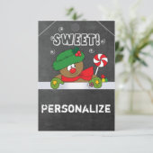 Jumbo Size Gingerbrood Gift Label (Staand voorkant)