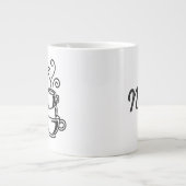 Jumbo size mok met "Koffie voor Talkie" (Voorkant)