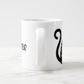 Jumbo size mok met "One Cat Short of Crazy" (Achterkant)