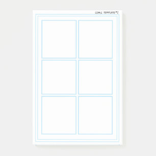 Jumbo Sized Comic Art Sjabloon Post-it-laptop Post-it® Notes