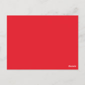 Jumbo Sneeuwvlok Tafelnummers (Rood / Wit) (Achterkant)
