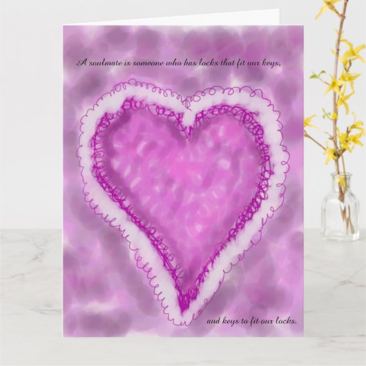 Jumbo Soulmate Poëzie Kaart (Gele Bloem)