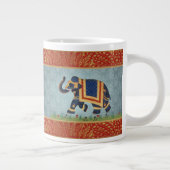 Jumbo Specialty Mok Olifant blauw goud india print (Rechts)