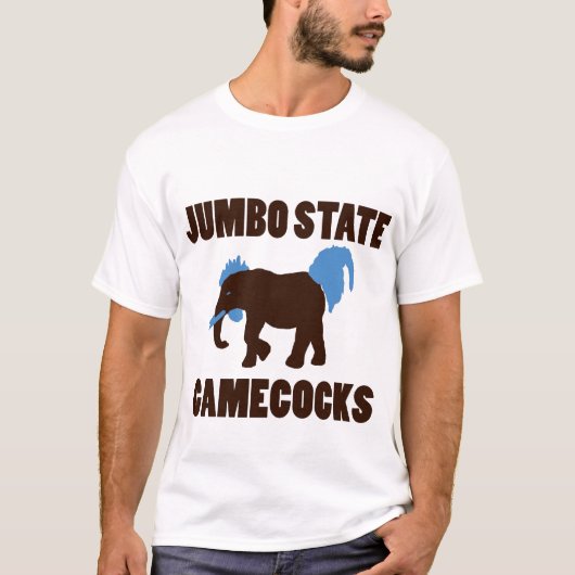 Jumbo State Gamecocks Slogan Shirt (Voorkant)