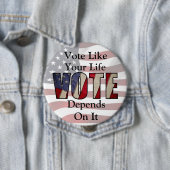 Jumbo Stem Buttonnen Ronde Button 4,0 Cm (In situ)