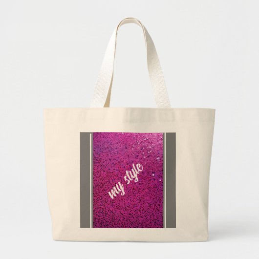 Jumbo stijlvolle Canvas tas (Voorkant)