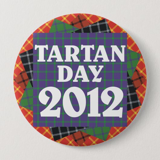 Jumbo Tartan Dag 2012 Button (Voorkant)