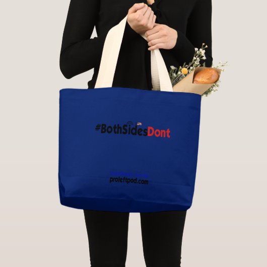 Jumbo Tas - #BeideSidesDont (Voorkant (product))