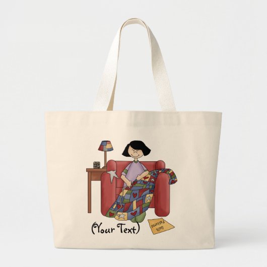 Jumbo-Tas personaliseren Grote Tote Bag (Voorkant)