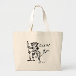 Jumbo-Tas van een lezer Grote Tote Bag