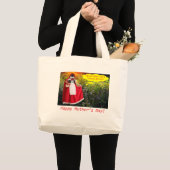 Jumbo tote bag. Happy Moederdag. ragdollcat/little Grote Tote Bag (Voorkant (product))