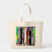 Jumbo Tote Bag – Reflection Layers (Voorkant)