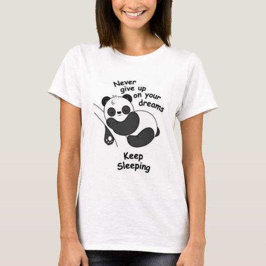 Jumbo Tote Bag Slaapbeer T-shirt (Voorkant)
